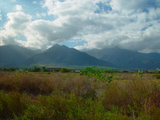 Waikapu and Iao Valleys in West Maui Mountains, Hawaii