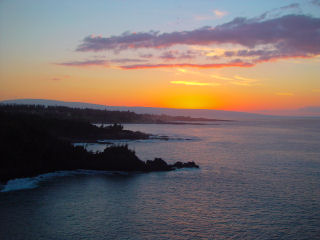 Honolua Bay Sunset, West Maui, Hawaii