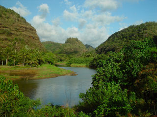 Waimea Valley & River, North Shore of Oahu, Hawaii